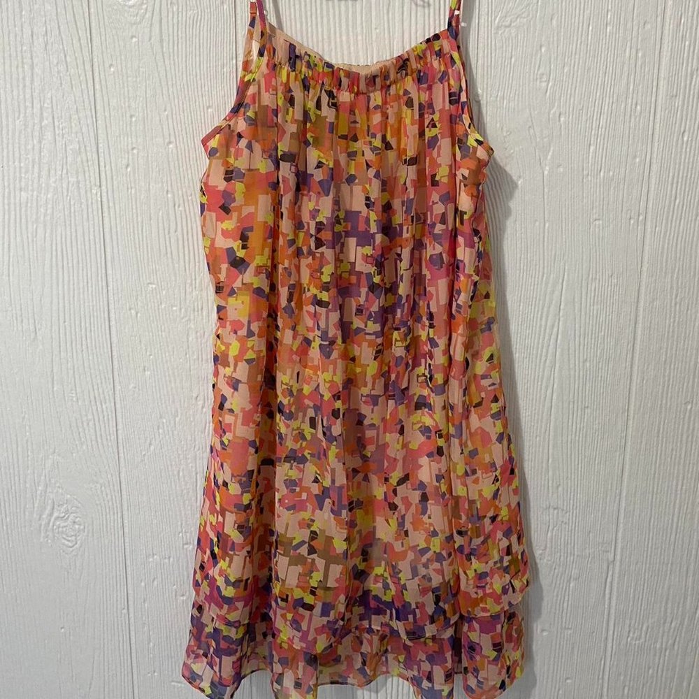 Trina Turk Mini Dress w/ Mosaic Tiles